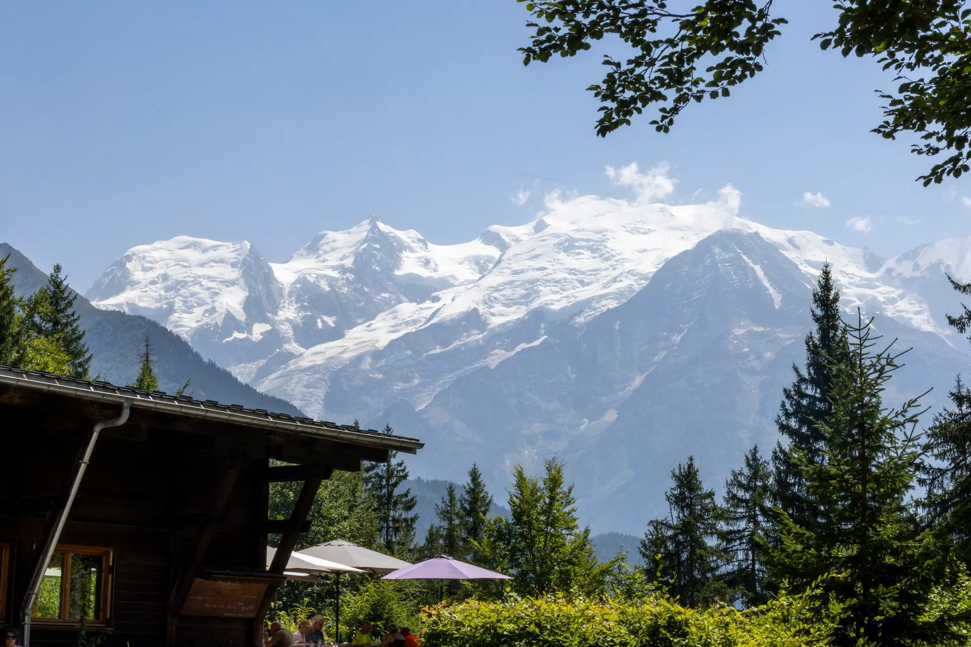 Passerelle himalayenne et lac vert depuis le plateau 100725 34